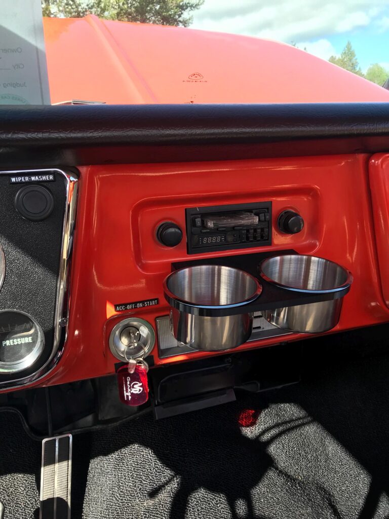 1967-1972 C10 dash mounted cupholder